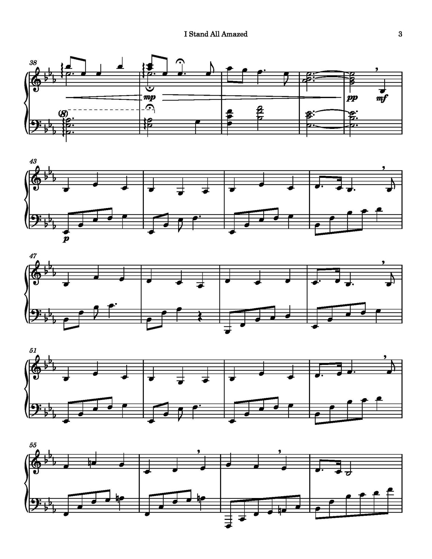 I Stand All Amazed Piano Solo - Jasberger Music