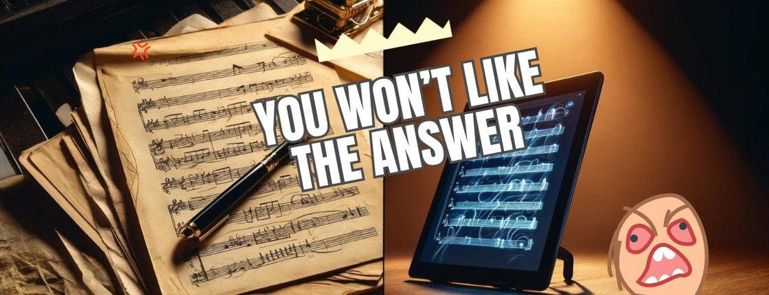 Why Digital Sheet Music is Taking Over (And Why Some Musicians Still Prefer Paper) - Jasberger Music