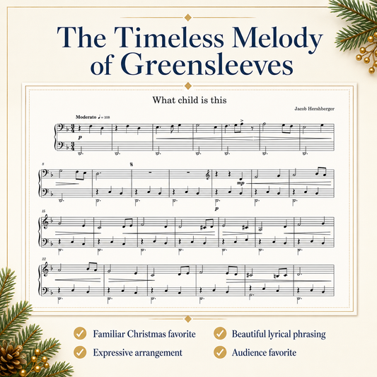 What Child Is This – Piano Solo Sheet Music | Christmas Arrangement