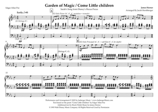 Garden Of Magic (AKA Come Little Children / Sarah's Song) from Hocus Pocus - Jasberger Music