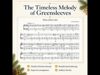 What Child Is This – Piano Solo Sheet Music | Christmas Arrangement
